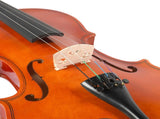 GV100 3/4 Natural color Acoustic Violin Case Bow Rosin Strings Shoulder RestNatural color 68029485
