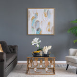 39.5" x 39.5" Modern Oil Painting, Square Framed Wall Art for Living Room Dining Room Office W2078130300