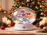 5 FT Christmas Street Lamp Post with Ferris Wheel Snow Globe Lantern, Color Light, Snowfall & Music, 28778664