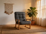 Modern adjustable lounge chair, with adjustable seat height and three-level lumbar angle adjustment, W244P459660