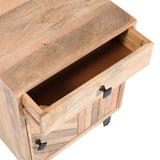Solid Wood Nightstand N758P194731X