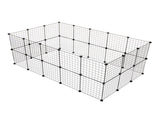 Pet Playpen, Small Animal Cage Indoor Portable Metal Wire Yard Fence for Small Animals, Guinea Pigs, 26976233