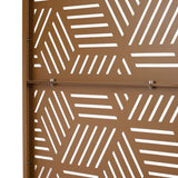 Outdoor & Indoor Privacy Metal Privacy 76" H48" W, Freestanding Decorative Privacy W465P193272