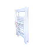 FOLDING CHAIR-2/S, FOLDABLE STYLE -WHITE W49553508