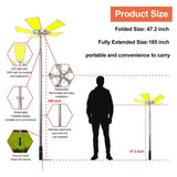 15000lm LED Telescopic Camping Lights Portable Outdoor Camping Light Telescoping Pole Fishing Light W46566950