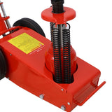 22 Ton Hydraulic Floor Jack Air-Operated Axle Bottle Jack with Extension Saddle Set Built-in W46564154
