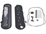 Black Cast Aluminum Tall LS Valve Covers with Coil Mounts For GM LS1 LS2 LS3 80869958
