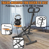 ZNTS Squat Machine for Home, Assist Trainer for Workout Foldable with Resistance Bands, for Botty 68966373