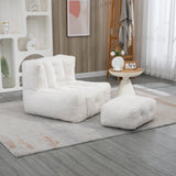 Fluffy bean bag chair, comfortable bean bag for adults, super soft lazy sofa chair with memory foam W1996131041