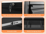 4 Drawer Lateral File Cabinet, Heavy Duty Metal Filing Cabinet, 35.4 Inch Wide Locking File Cabinet 96426243
