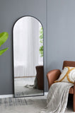 28x1x74" Celine Black Arch Body Mirror W2078P154679