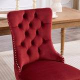 Classic Velvet Dinings, High-end Tufted Solid Wood Contemporary Velvet Upholstered Dining W114391510