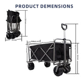 Outdoor Garden Park Utility kids wagon portable beach trolley cart camping foldable with big wheels W321P206632