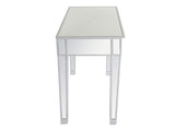 Mirrored Makeup Table Desk Vanity for Women with 2 Drawers 52698574