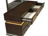Modern Style 6- Drawer Dresser Made with Wood in Brown B009P155280