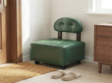 Set of 2 Stackable Small Rolling Stools with Brake Wheels, Compact Shoe Changing Footrest for 59268152