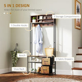 Hall Tree/Shoe Cabinet/Shoe Storage Cabinet 28303583