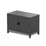 Outdoor Kitchen Island with Storage, Aluminum Kitchen Storage Island Outdoor Grill Table, W1859P171948