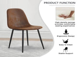 A set of 6 modern medieval style restaurant cushioned armchairs, equipped with soft suede cushions W1151P299750