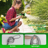 100FT garden hose, 304 stainless steel metal heavy duty hose with multi-purpose nozzle Amazon 41201734