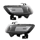 Set of Headlights Halogen Factory Black Clear for 2004-2008 Acura TSX 37406299