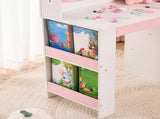 White pink star castle elements MDF particleboard spray paint, silkscreen printing, 62493153