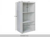 Classic 3-Cube Open Shelf Wood Bookcase, White 71920109