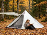 Pole-Free Rainproof Indian Teepee Pyramid Camping Tent 89992100