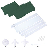 3 * 3m 4 sided , spiral tube pergola made of green PE fabric, 10'x10 'party tent with 4 81246645