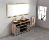 84 x 48 Inch LED Bathroom Mirror with Aluminum Frame, Wall Mounted Vanity Mirror, Anti-Fog, Memory, W2287P279338