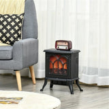 ZNTS 750W/1500W 17 inch Electric Fireplace Heater （Prohibited by WalMart） 47060231