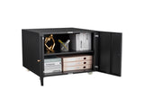 Office furniture Copier Cabinet black 2 door steel copier stand mobile pedestal file Printer Stand 39701117