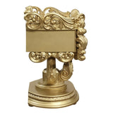 Gold 1-Drawer Nightstand B062P215396