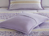 5 PCS Full/Queen Seersucker Comforter Set with Throw Pillows B035P366534