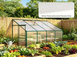 14 Pieces 4'x2'x0.16" Twin-Wall Polycarbonate Greenhouse Panels Clear Waterproof UV Protected for 20865849