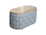 Saree Light Teal Chenille Coffee Table B2726P457129