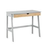 Hilton Desk In Gray/Natural 29281-GYN
