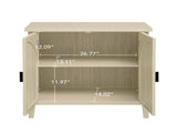 Rattan 2 Door Cabinet, Suitable for Bedroom, Living Room, Study W688P225230