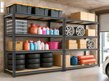 4-layer adjustable shelf spacing, gourd-shaped perforation, rubber mallet with gloves, display rack, 27264305