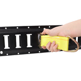 18PCS E Track Tie-Down Rail Kit, Trucks, Vans, Garages, Trailer Tie Down System,4 Pack 5ft W465P262572