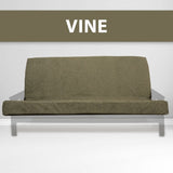 Memory Foam Infused Futon Mattress Full XL Washable Removable Cover, Heavy-Duty Zipper, Thick B181P351992