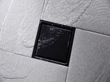 6 Inch Square Shower Drain with 2-in-1 Flat & Tile Insert Removable Cover, 304 Stainless Steel with 96265265