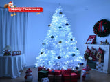 8 FT Pre-lit Artificial Christmas Tree, Hinged Xmas Pine Tree with 1500 Branch Tips, 500 Lights for 08319131