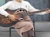 41 inch Full-Size Cutaway Acoustic-Electric Guitar Grape Voice Hole Spruce Top 96459491