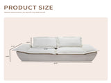 Modern Removable and Washable Cloud Sofa, Deep Seat and Two-seater Sofa for Living Room, Soft W3653P556175