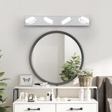 LED Modern Chrome 4-Light Vanity Lights Fixtures Over Mirror Bath Wall Lighting W1340P206814