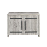 Grey Driftwood 2-door Accent Cabinet B062P149091