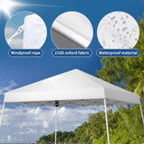 ZNTS 3 x 3M Portable Home Use Waterproof Folding Tent White 75658381