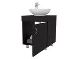 FM FURNITRE Loli Bathroom Vanity with Integrated Sink, Wengee B128P293886