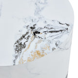 The cylindrical table with its patterned design can be easily integrated into a variety of interior W1512P362942